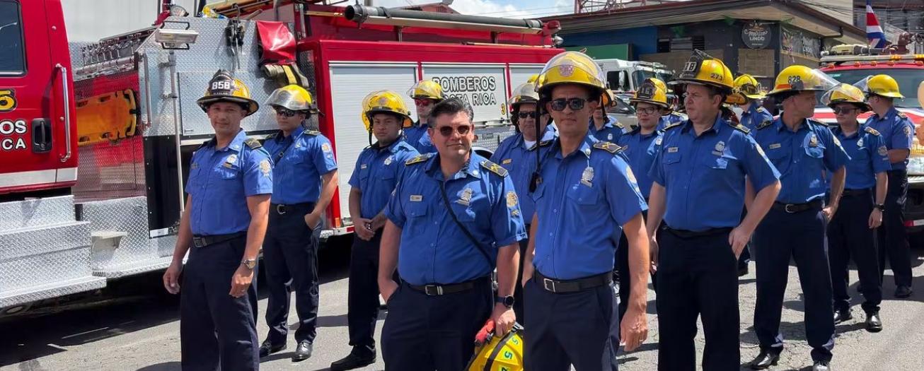 Estación de Bomberos de Grecia celebró su 65 aniversario 