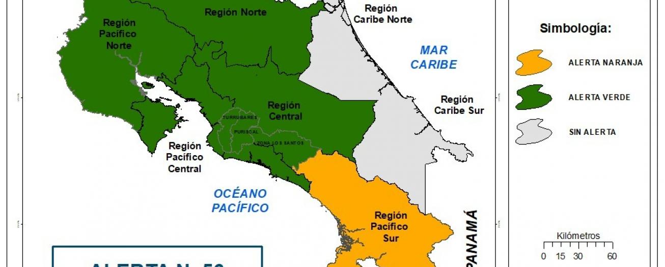 CNE baja el estado de alertas por lluvias