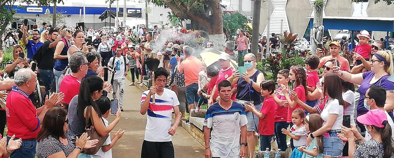 Operativo de Policía de Tránsito por fiestas  patrias inicia con escolta de la antorcha 