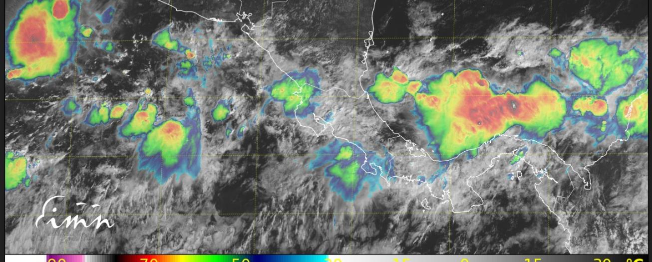 Lluvias continuarán durante este inicio de semana debido a la Zona de Convergencia Intertropical