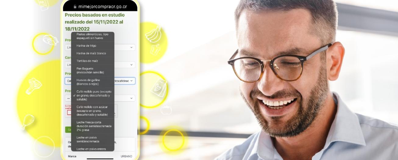 Consumidores cuentan con nueva herramienta MiMejorCompraCR para comparar precios de alimentos