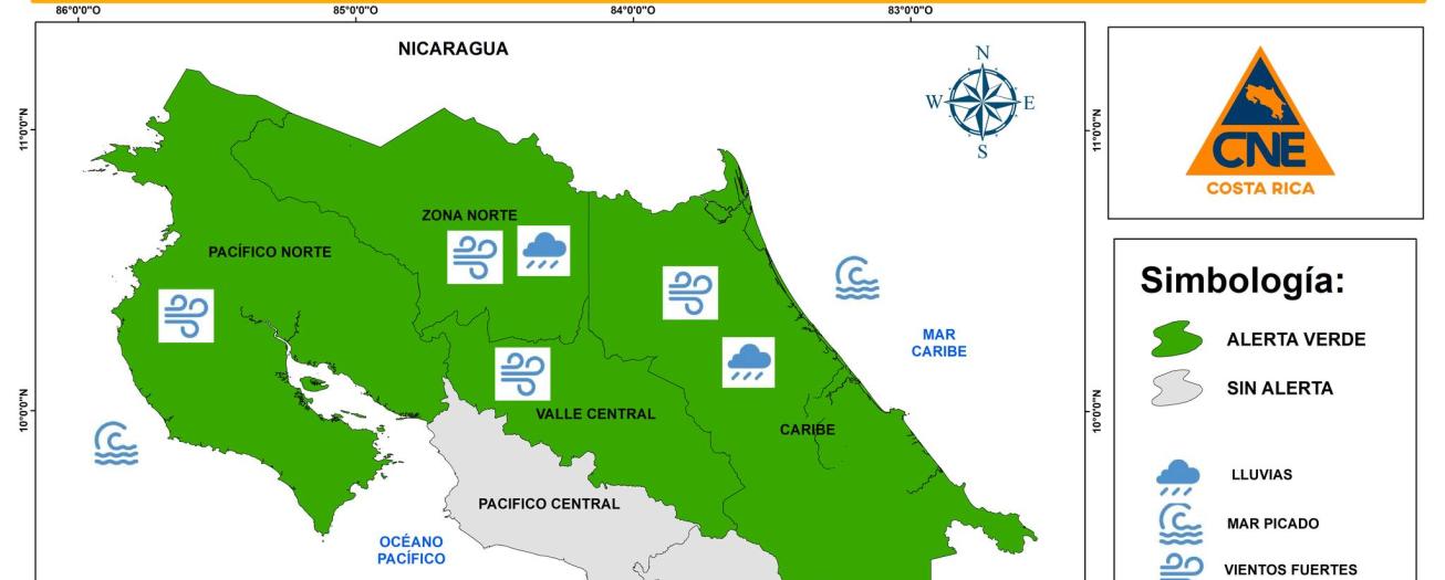 CNE declara Alerta Verde en todo el país
