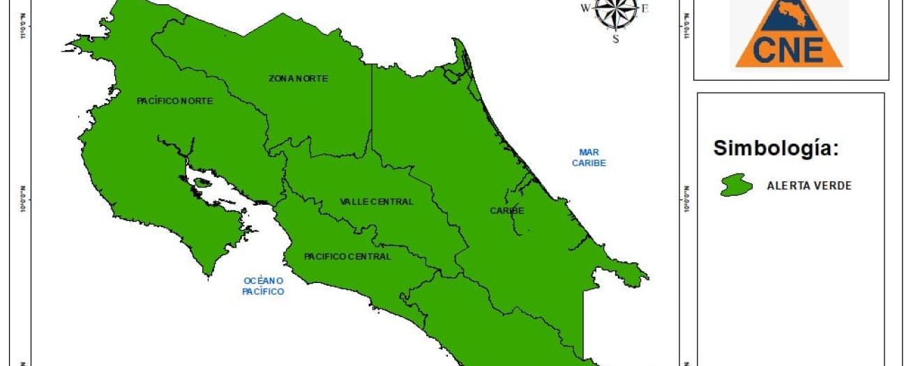 CNE declara Alerta Verde en todo el territorio nacional