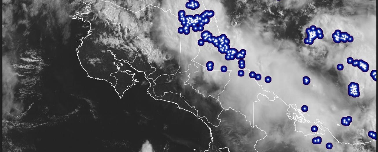 Lluvia y viento para la mayor parte del país para este lunes