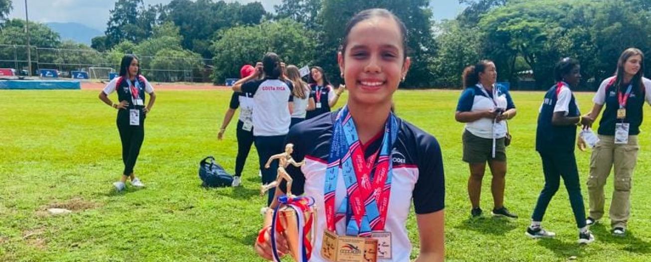 Estudiantes del Liceo Deportivo destacan en Centroamericano de Atletismo