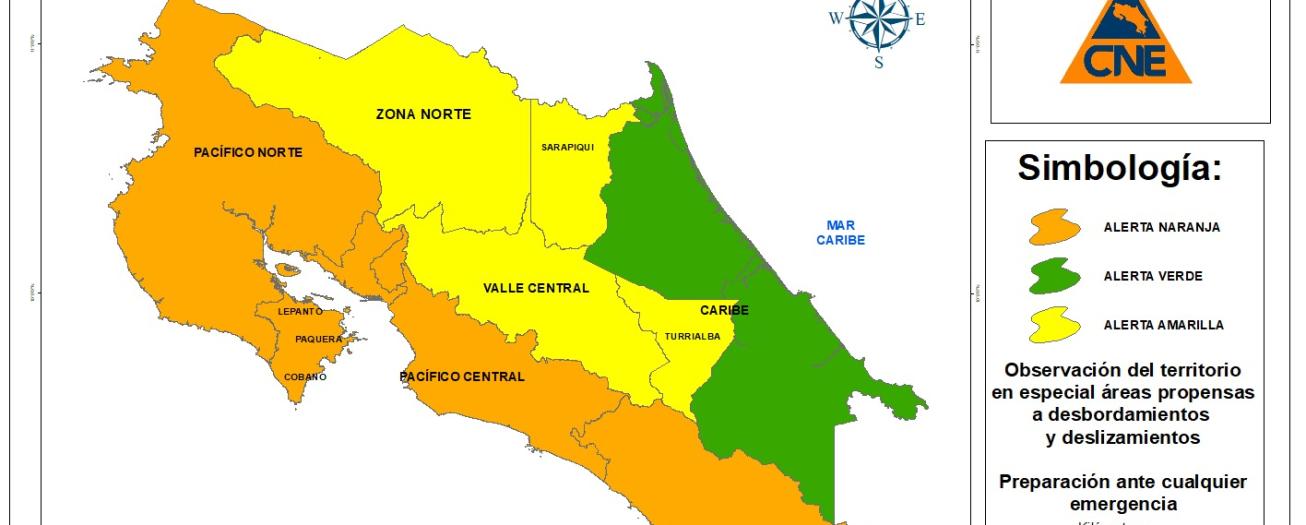 CNE refuerza trabajo interinstitucional ante posible impacto de la Tormenta Tropical Pilar