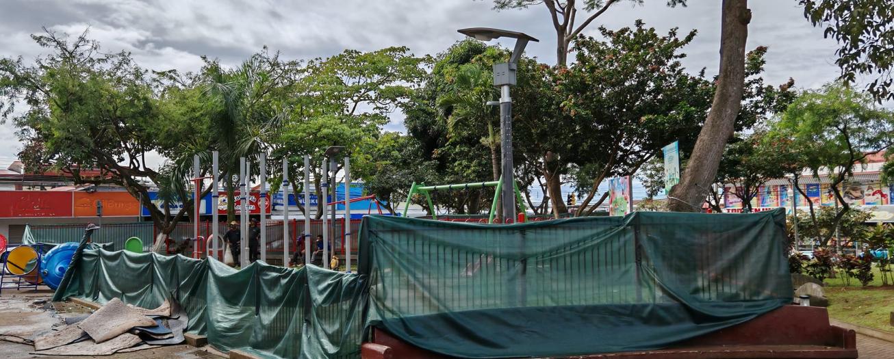 Parque de Grecia tendrá nuevo parquecito infantil