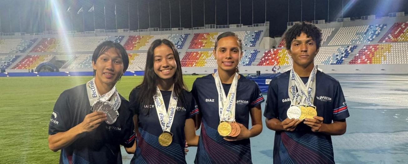 Griegos destacan en centroamericano de atletismo