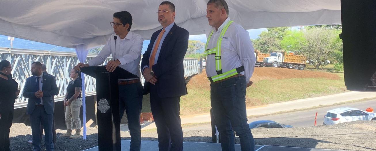Habilitado el nuevo puente modular frente al Aeropuerto 