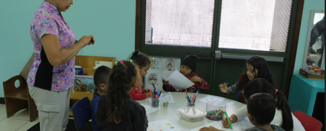 Hijas e hijos de recolectores de café en Naranjo son atendidos por CEN-CINAI 