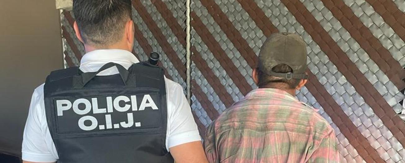 OIJ detiene a  hombre como sospechoso de Violación contra persona menor edad   