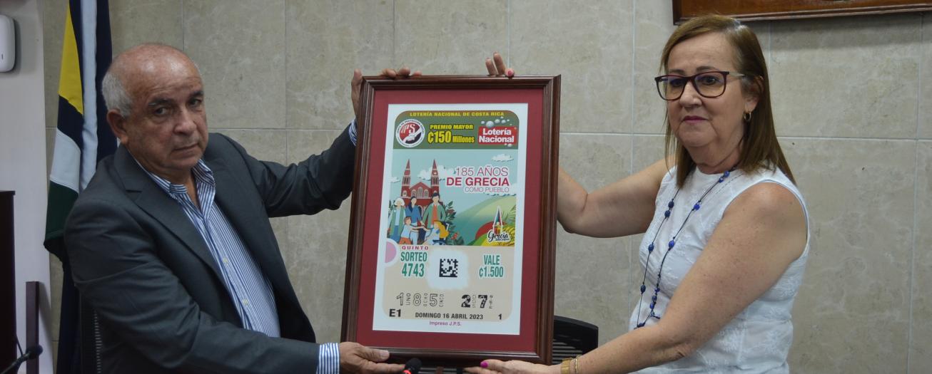 JPS le hace homenaje a Grecia con billete de lotería 