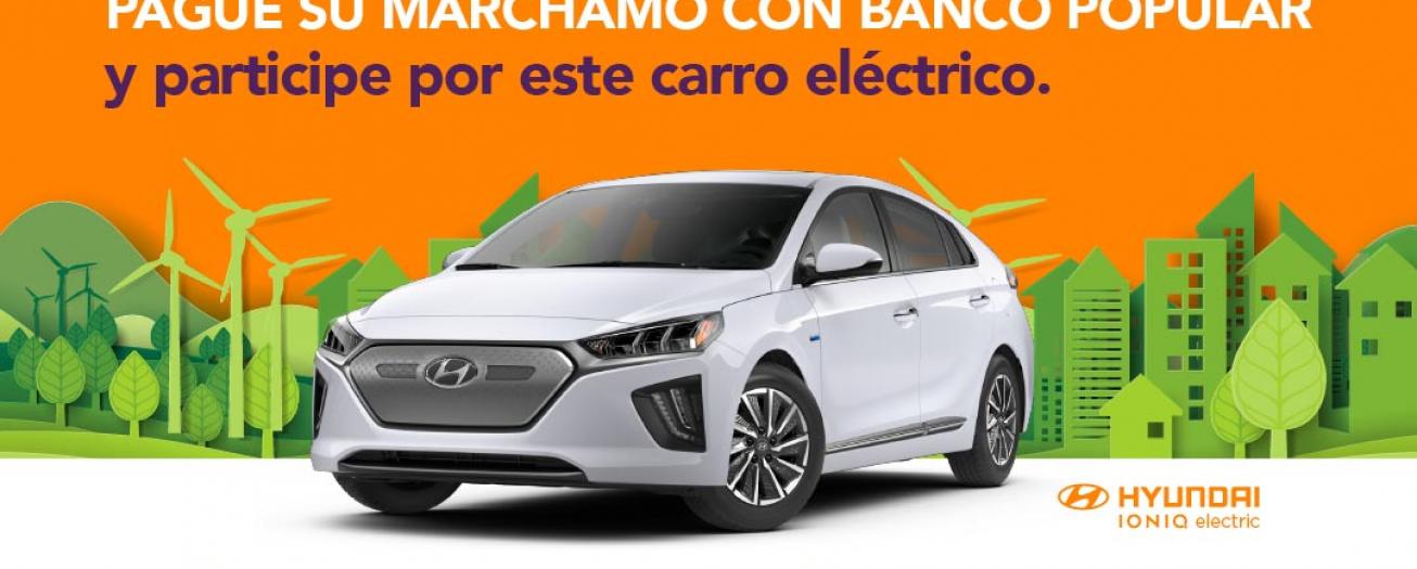 Pago del Marchamo en el Banco Popular puede premiar con un vehículo eléctrico último modelo