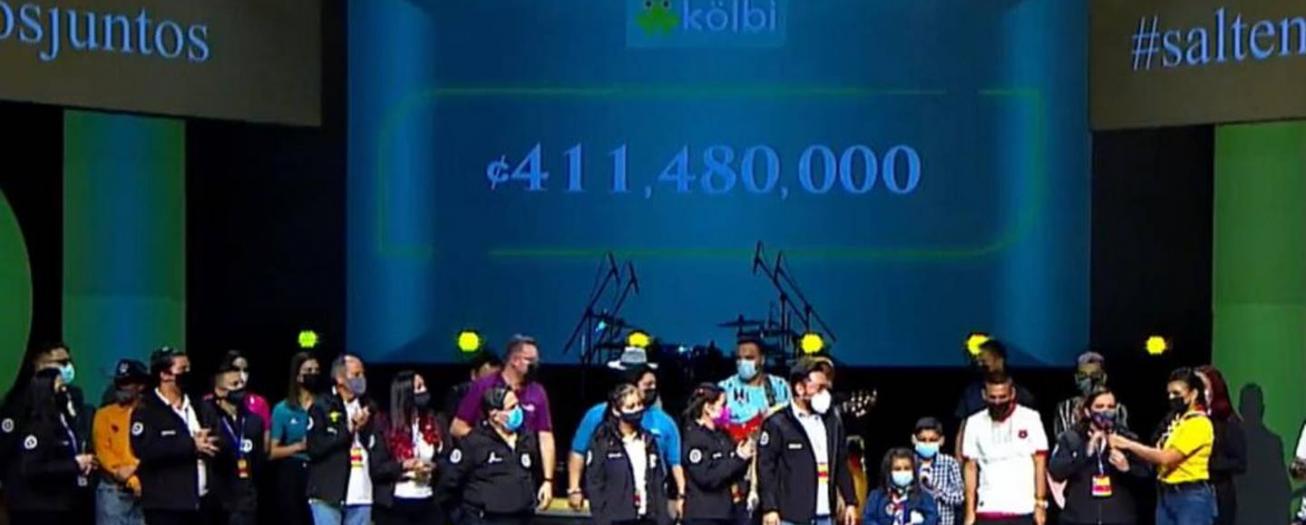 Teletón ha recaudado más de 9 mil millones de colones en su historia