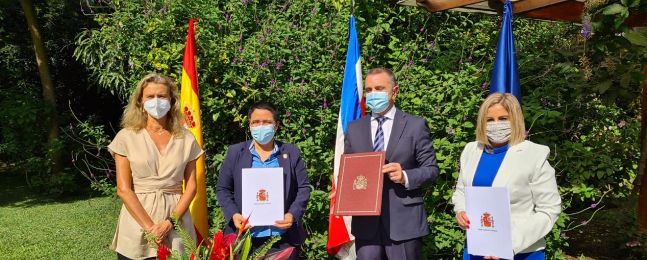 Costa Rica y España firman acuerdo de cooperación  para intercambio de experiencia deportivas   