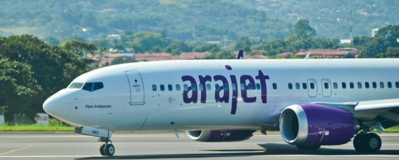  Arajet conecta por primera vez directamente a Santo Domingo  con San José, Costa Rica, con cuatro frecuencias semanales 
