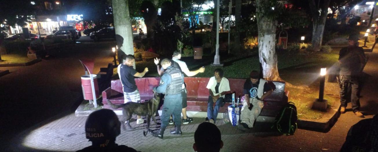 Cuerpos policiales intervienen diferentes sectores conflictivos del cantón