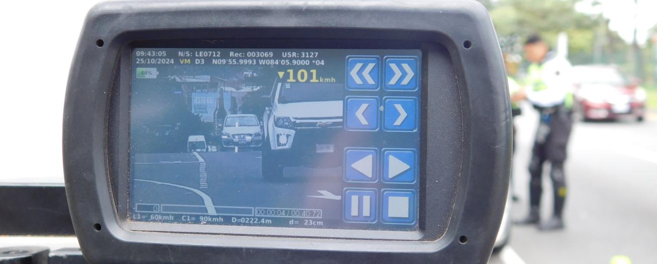Más de 3000 conductores fueron sorprendidos abusando de la velocidad 