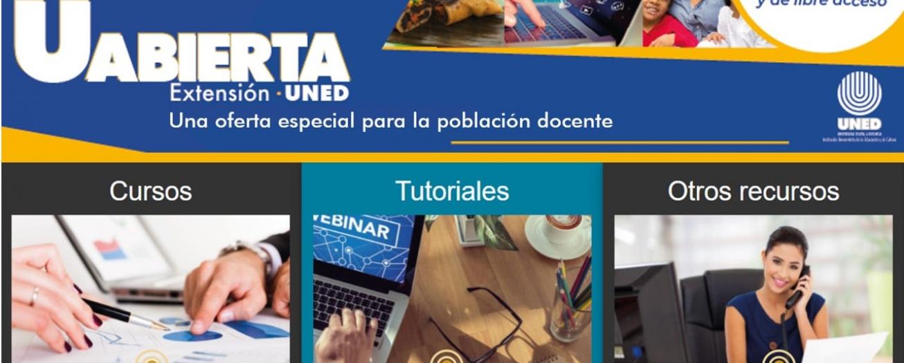 UNED amplía su oferta de cursos gratuitos para docentes y familias de Costa Rica