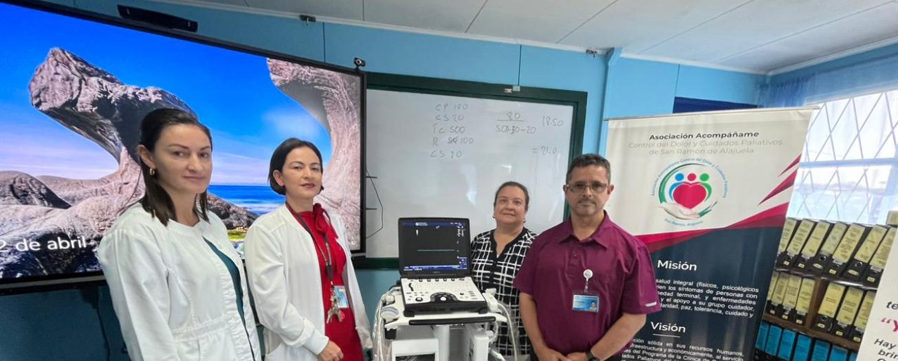 Hospital San Ramón adquiere moderno ultrasonido para atención de pacientes de visita domiciliar 