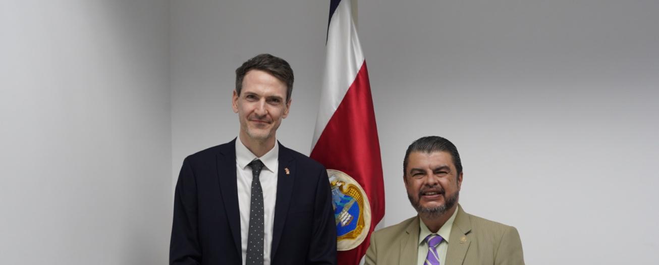 Costa Rica y Reino Unido fortalecen cooperación en seguridad y lucha contra el narcotráfico
