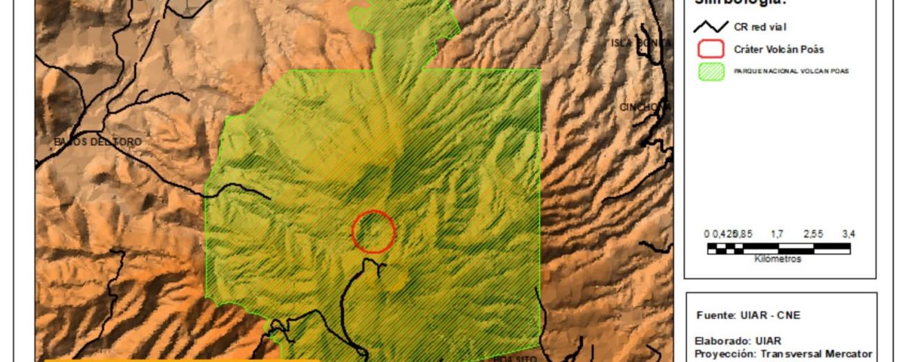 CNE declara Alerta Verde en el Volcán Poás ante el aumento reciente de la actividad eruptiva. 