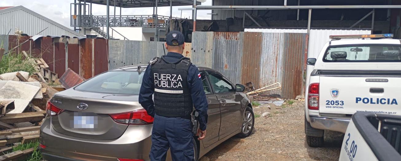 Fuerza Pública recupera tres vehículos con denuncia por robo