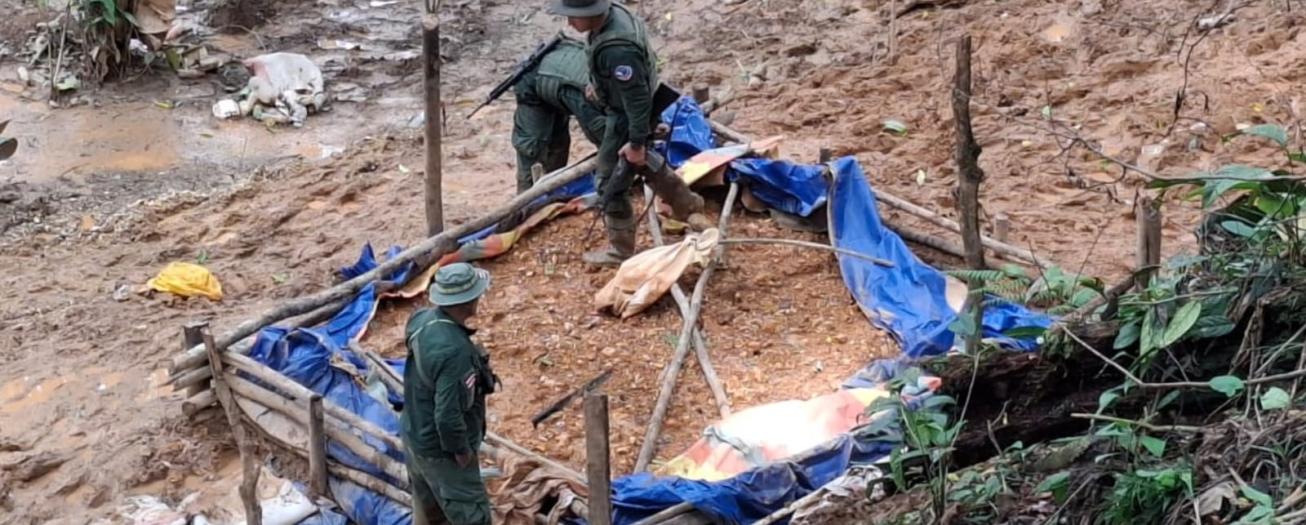 Policía de Fronteras evita que 100 toneladas de material minero caigan en manos de organizaciones criminales