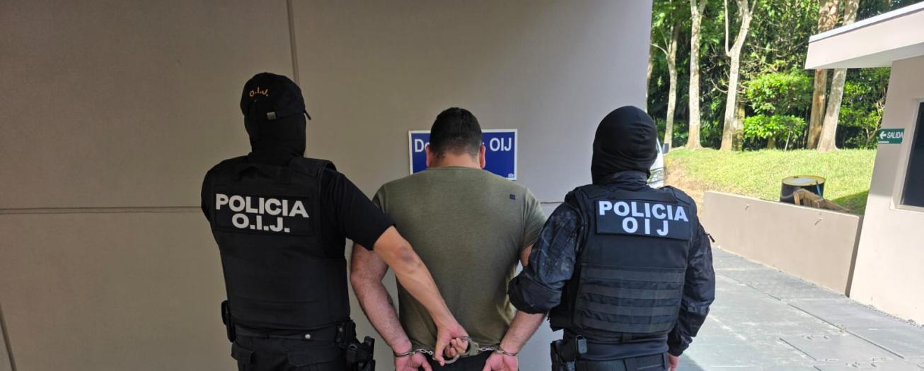 OIJ detiene a vendedor de drogas en Sarchí 
