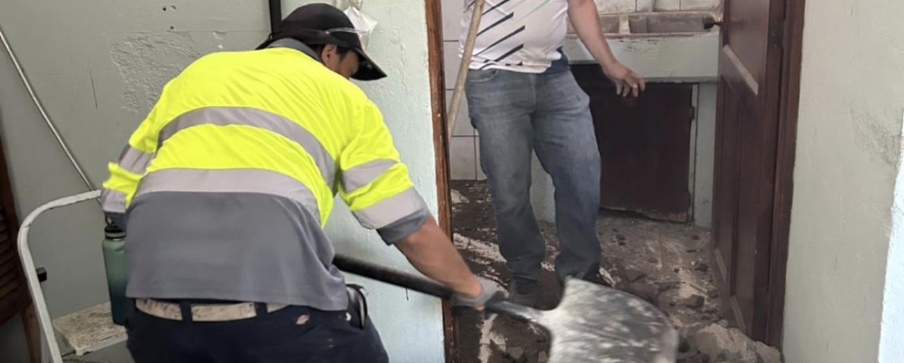 Mas de 25 personas trabajaron en jornada de reconstrucción de Hogar de Ancianos de Atenas