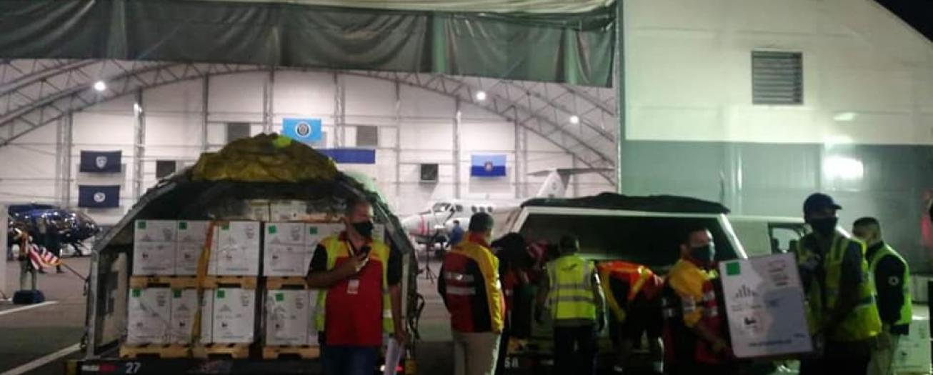 Costa Rica recibe donación de medio millón de vacunas