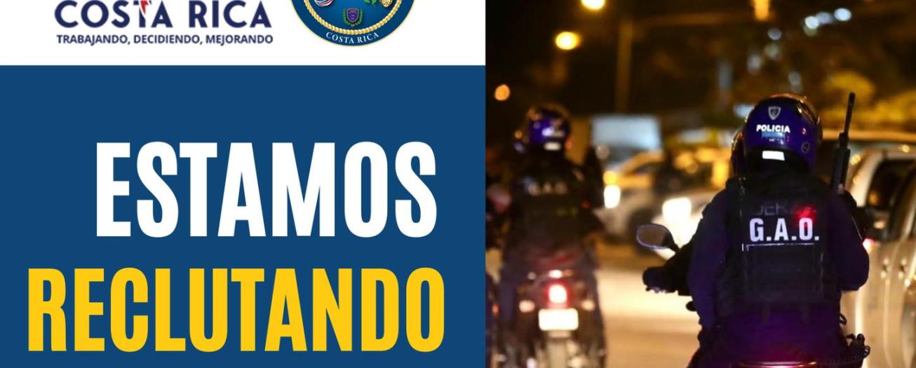 Ministerio de Seguridad Pública amplió plazo para proceso de reclutamiento