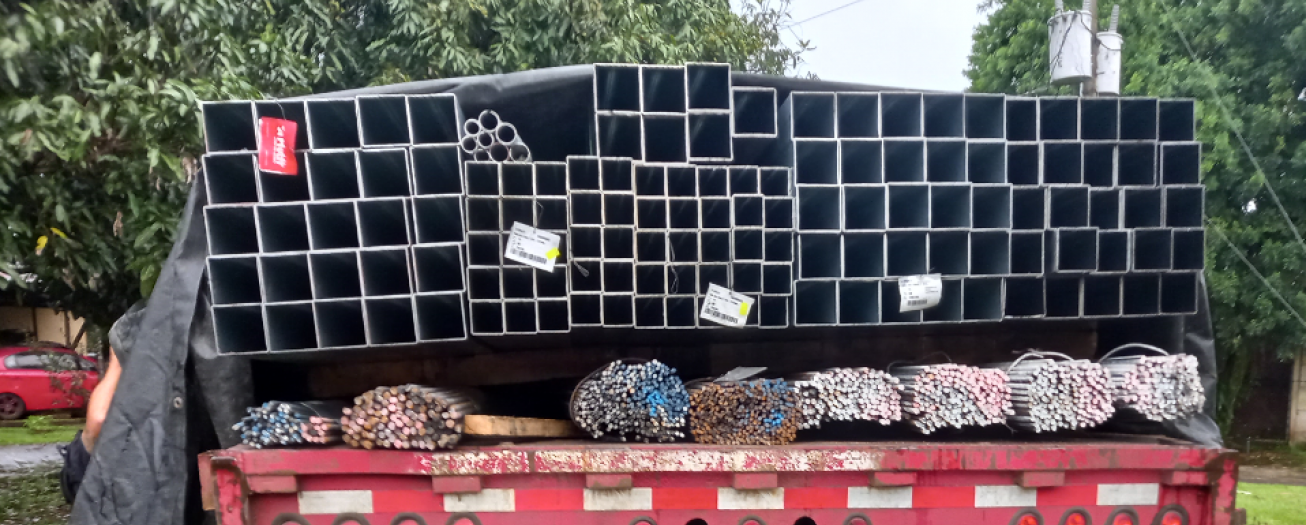 OIJ ubican y decomisa de material para construcción hurtado