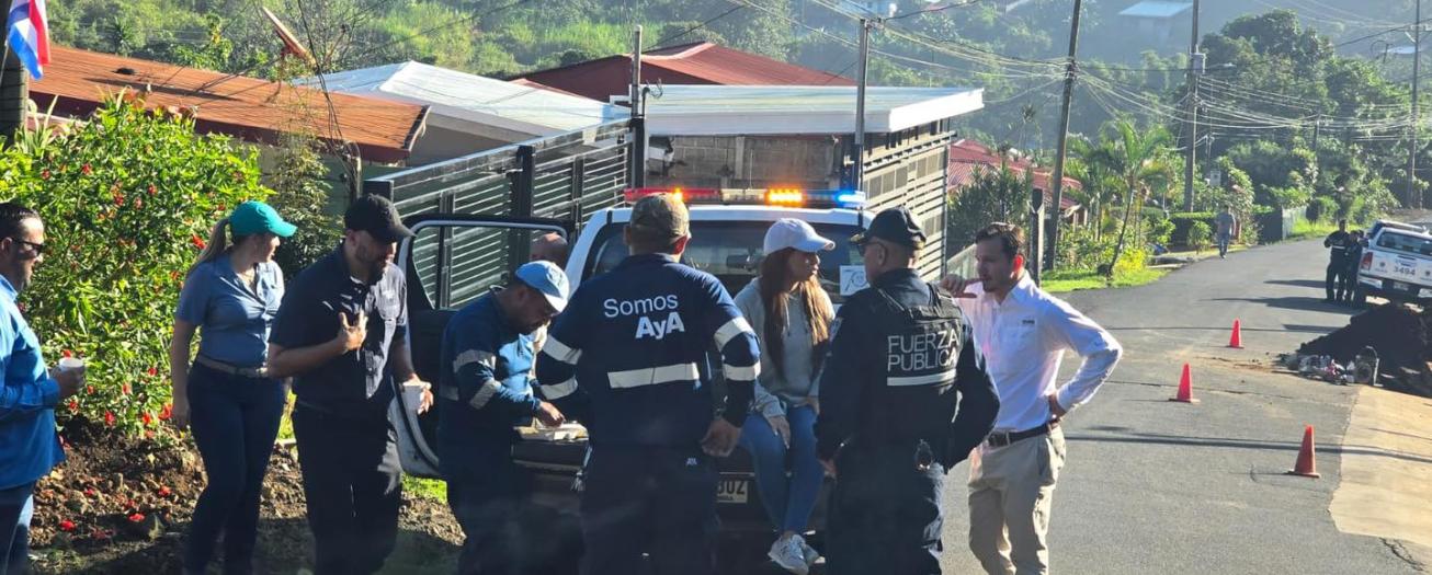 AyA y Gobierno sostienen que garantizan agua potable a familias del proyecto La Esperanza 