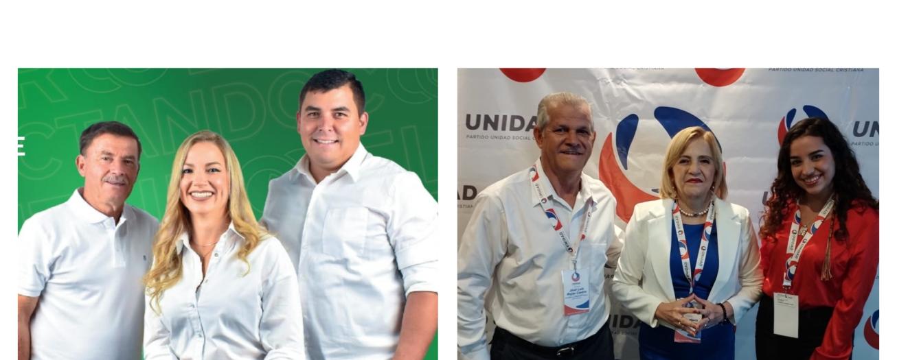 PLN y PUSC buscan por primera vez ganar la alcaldía con una mujer