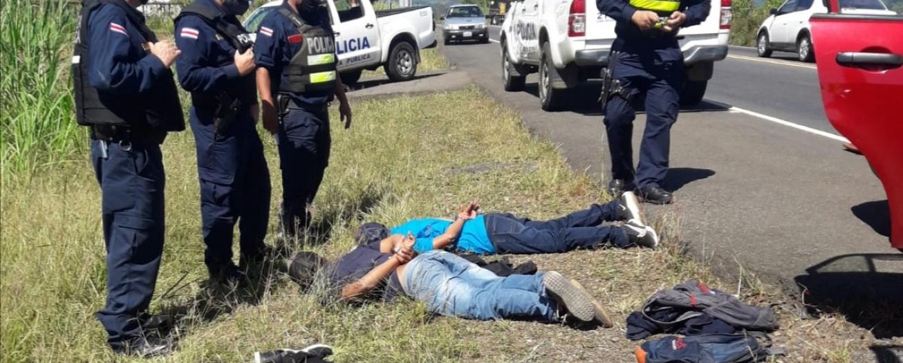 Fuerza Pública de Alajuela detiene seis personas tras cometer asaltos*