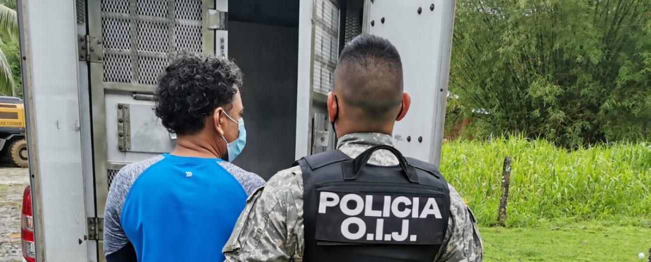 OIJ de Alajuela detiene a sospechoso de participar en  caso de homicidio