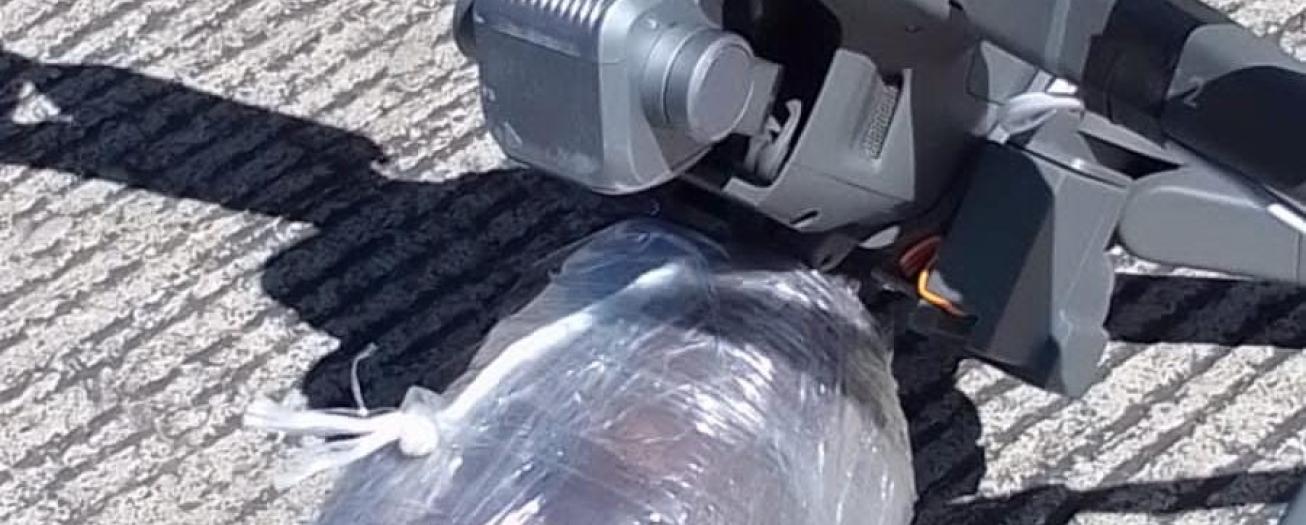 Policía halla drone con droga en Alajuela