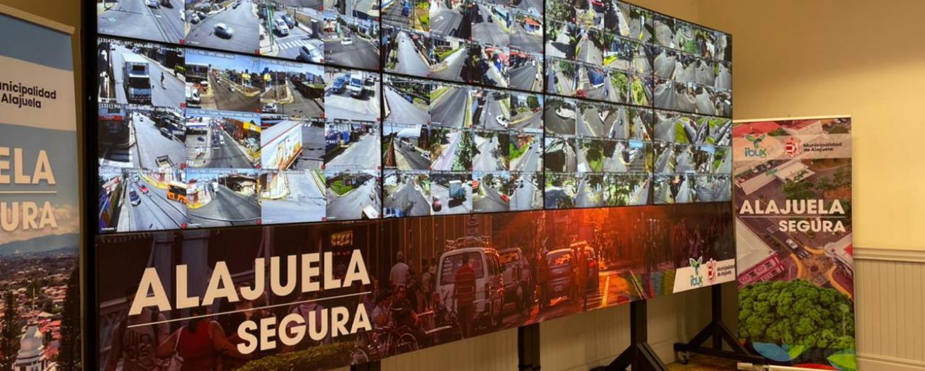 Municipalidad de Alajuela inaugura proyecto de video vigilancia