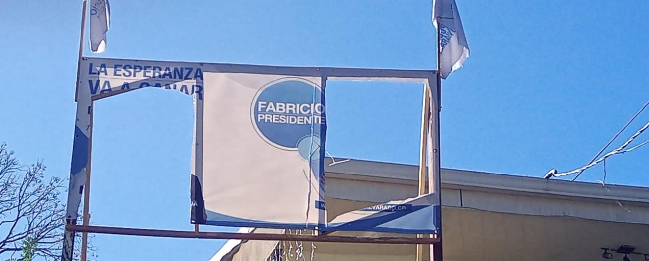 Actos vandálicos contra vallas de Nueva República 