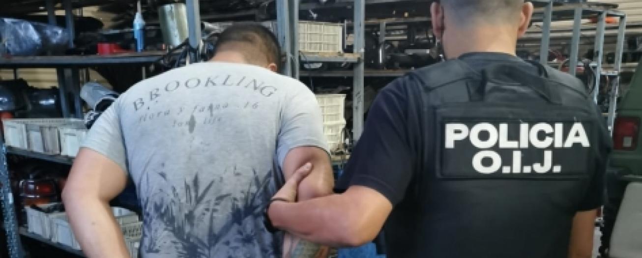 OIJ desarticula banda dedicada al robo de vehículos