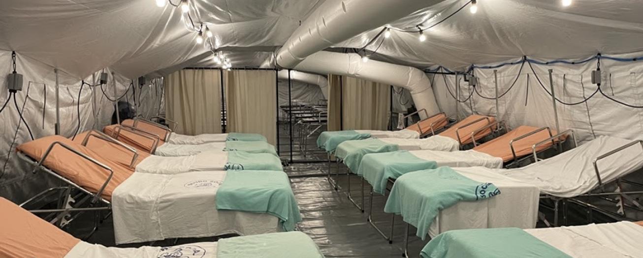 Hospital San Rafael habilitó 18 camas para atención de pacientes no covid en unidad médica móvil